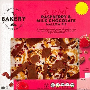 ASDA The Bakery at So sweet Raspberry & Milk Chocolate Mallow Pie (295g)