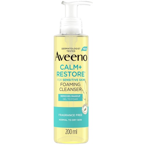 Aveeno Calm & Restore foaming Cleanser (200ml)