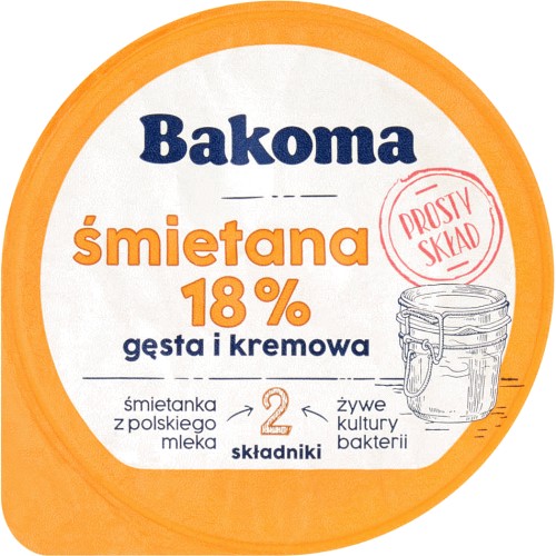 Bakoma Soured Cream Smietana Domowa
