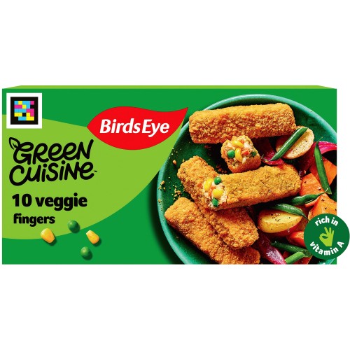 Birds Eye Green Cuisine Vegan Veggie Fingers (10 x 284g)