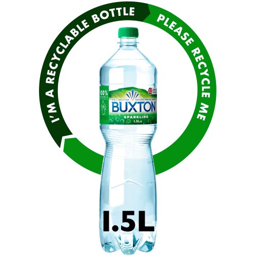 Buxton Sparkling Natural Mineral Water Bottle