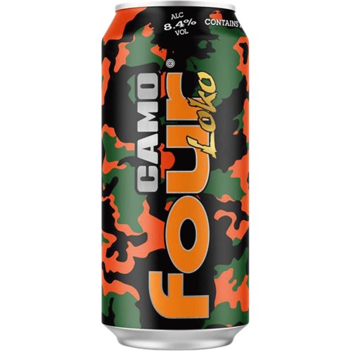 Camo Four Loko Vodka & Fruit Drink (440ml)
