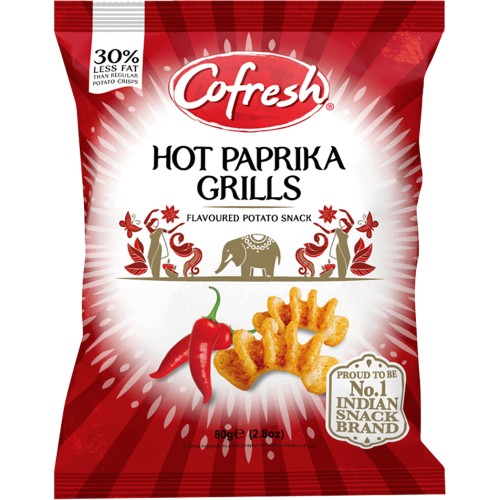 Cofresh Hot Paprika Grills Flavoured Potato Snack