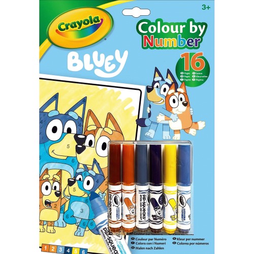 Crayola Bluey Colouring Book Age 3+ Years