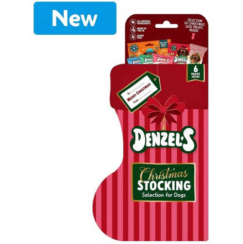 Denzel's Stocking Selection Box Variety Box Of Dog Treats For All Dogs (214g)