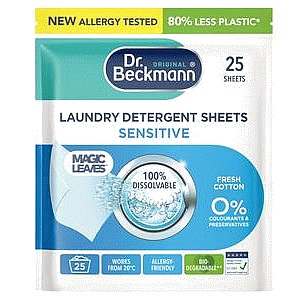Dr. Beckmann Original Sensitive Laundry Detergent 25 Sheets (100g)