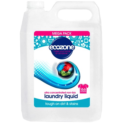 Ecozone Non Bio Laundry Liquid 166 washes (5 Litre)