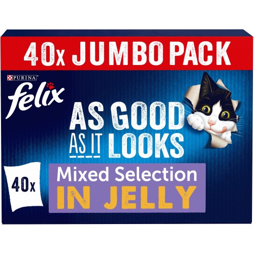 FELIX As Good As it Looks Favourites Selection Wet Cat Food (40 x 85g)