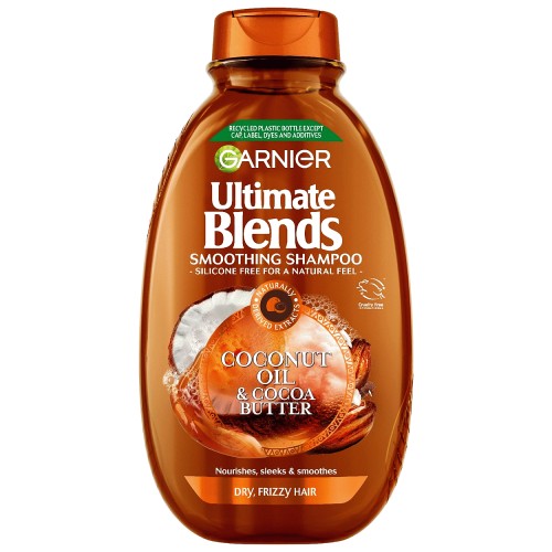 Garnier Ultimate Blends Coconut Oil & Cocoa Butter Sleek Restorer Shampoo (400ml)