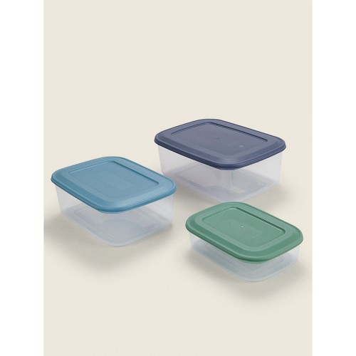 George Home 3 Piece Rectangular Food Storage Set