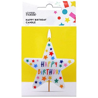 George Home Birthday Candle