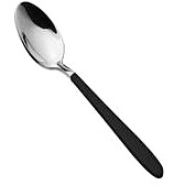 George Home Black Handle Teaspoons