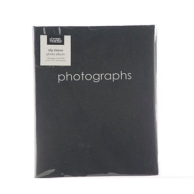 George Home Black Large Photo Album