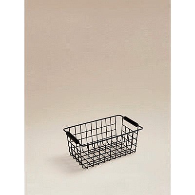 George Home Black Wire Basket