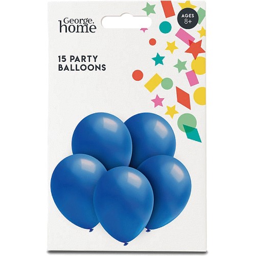 George Home Blue Party Balloons