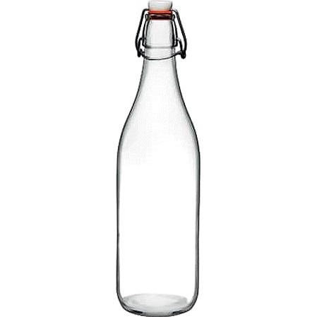 George Home Clear Glass Water Bottle
