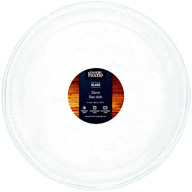 George Home Glass Flan Dish (26cm)