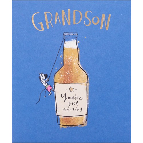 George Home Grandson Birthday Card