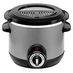 George Home Grey Compact Fryer (1.2 Litre)