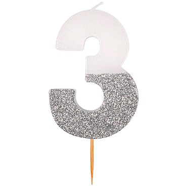 George Home Large Number Candle 3