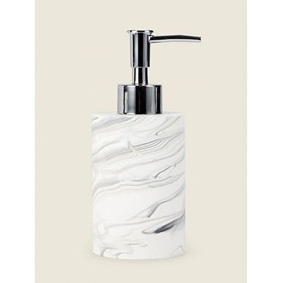 George Home Marble-Effect Soap Dispenser