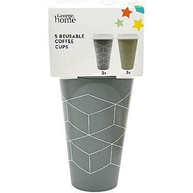 George Home Reusable Coffee Cups