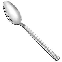 George Home Ribbed Dessert Spoons