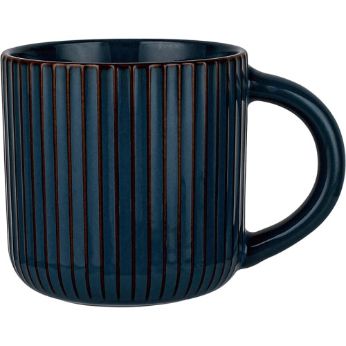 George Home Teal Ribbed Mug