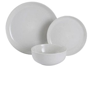 George Home White Speckle Dinner Set