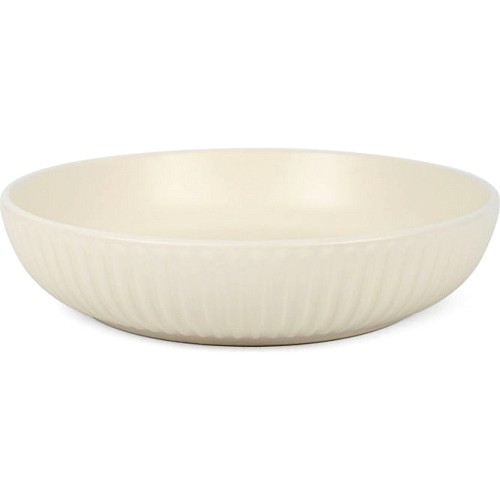 George Home Wide Rib Natural Pasta Bowl