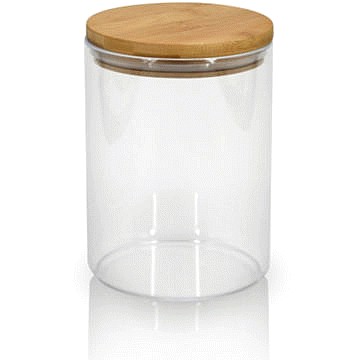 George Home Wood Top Canister