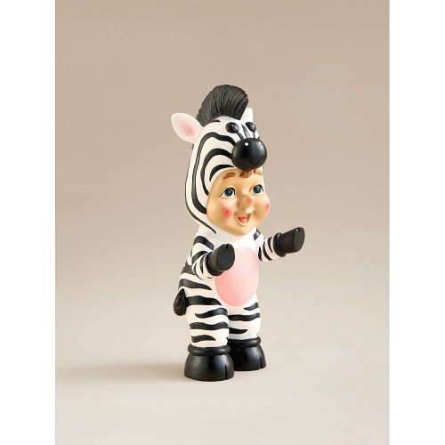 George Home Zebra Gnoah Gnome 10.5x10x25.5cm