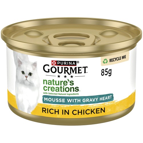 Gourmet Natures Creations Cat Food Chicken Mousse (85g)