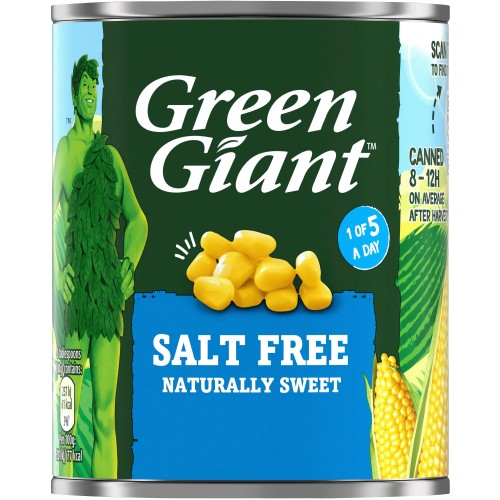 Green Giant Salt Free Sweet Corn (198g)