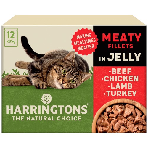 Harringtons Meaty Selection in Jelly Wet Cat Food Multipack (12 x 85g)
