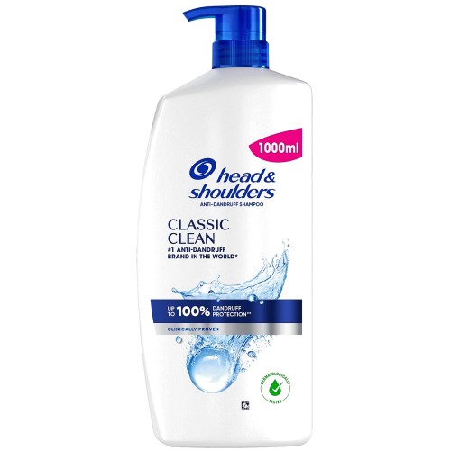 Head & Shoulders Classic Clean Anti Dandruff Shampoo (1 Litre)