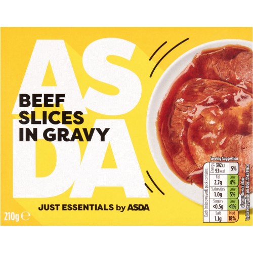 JUST ESSENTIALS by ASDA Beef in Gravy