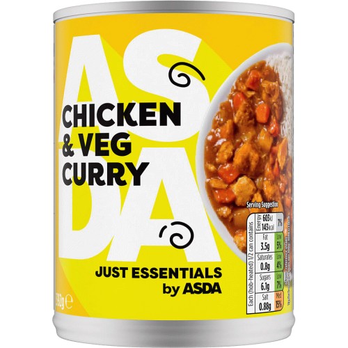 JUST ESSENTIALS by ASDA Chicken & Veg Curry