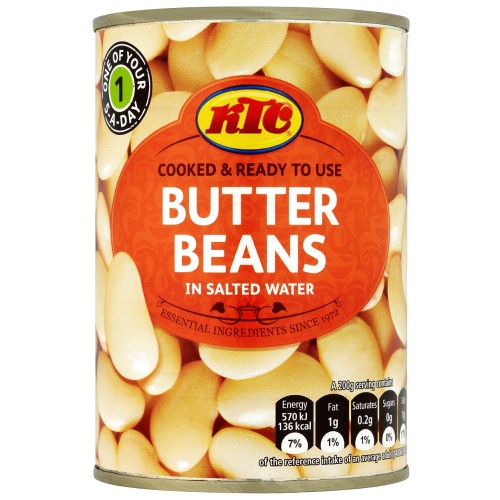 KTC Butter Beans In Salted Water (400g)