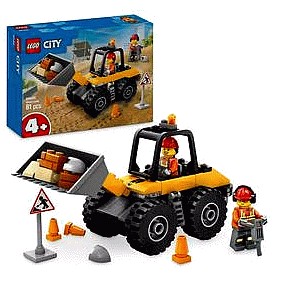 LEGO City Yellow Construction Wheel Loader Vehicle Toy 60450