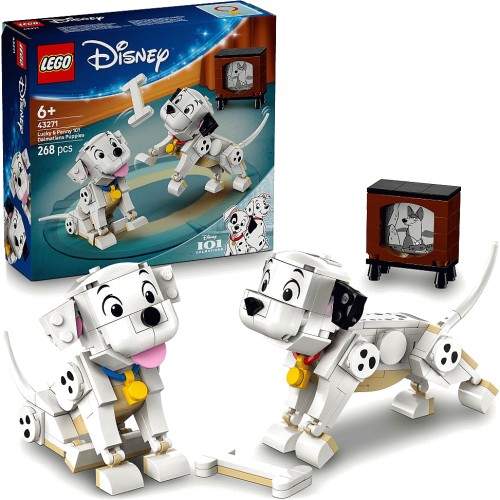 LEGO Disney Lucky and Penny 101 Dalmatians Puppies 43271