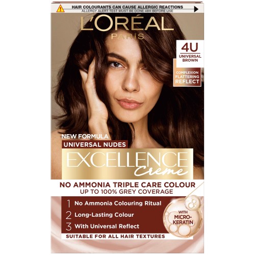 L'Oreal Excellence Universal Nudes Brown 4U Hair Dye