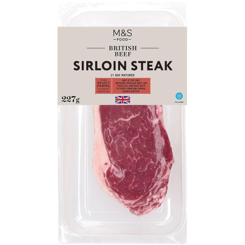 M&S Select Farms 21 Day Matured Sirloin Steak (227g)