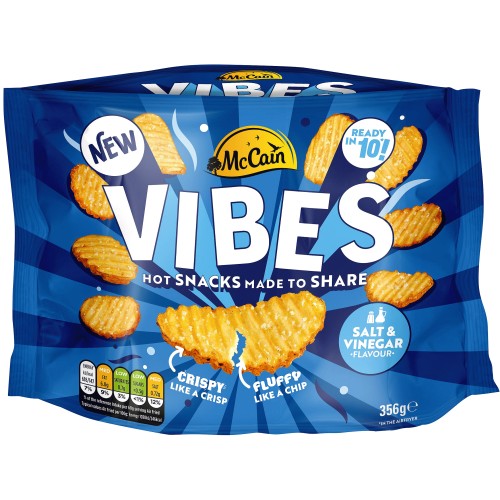 McCain Vibes Salt & Vinegar Hot Potato Snack (356g)