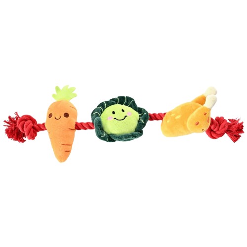 Morrisons Christmutt Dinner Dog Rope Toy