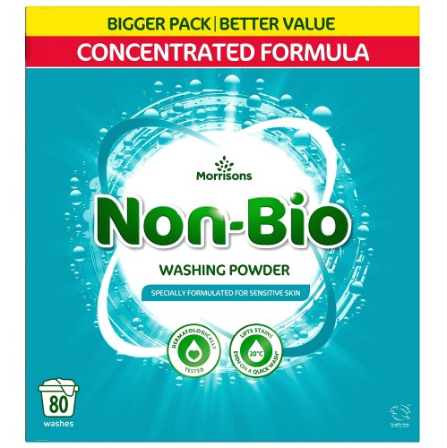 Morrisons Non Bio Laundry Powder 80 Washes