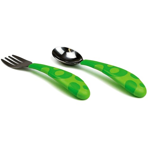 Munchkin Toddler Fork & Spoon Set 12m+ (2)