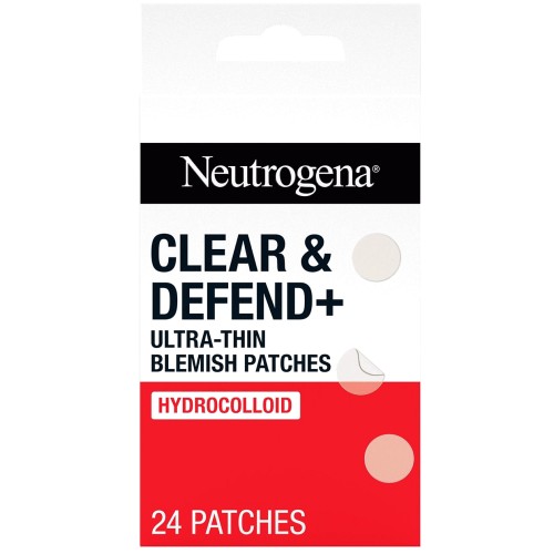 Neutrogena Clear & Defend+ Ultra-Thin Blemish Patches 24ct (24)