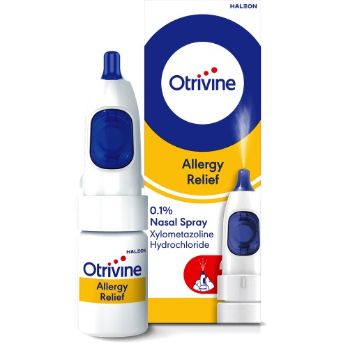 Otrivine Allergy Relief 0.1% Nasal Spray (10ml)