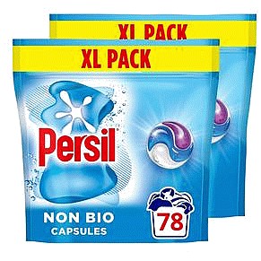Persil 78 Washes Non Bio 3 in 1 Washing Capsules